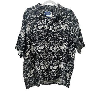 PENDLETON Men's size XXL Biscayne Rayon Printed Button Front Vacation Shirt Top
